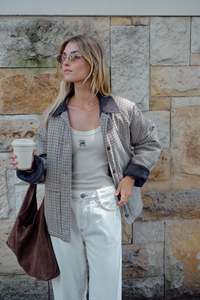 Fashion Womens: Blair Barn Jacket – Check