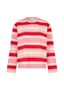 Urban md Stripe LS T-Shirt – Hibiscus Peach Stripe
