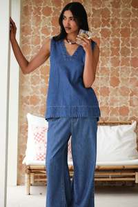 Winnie Tunic – Fresh Indigo