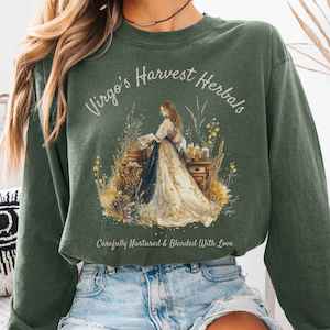Virgo's Harvest Herbals Zodiac Long Sleeve Shirt