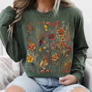 Cottagecore Fall Long sleeve Tee