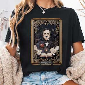 Black Friday New Product Drop: The Tortured Soul Tarot Card Edgar Allan Poe Shirt