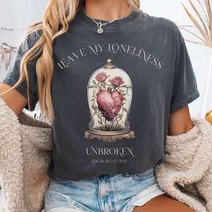 Leave My Loneliness Unbroken T-Shirt – Poe Gothic Romance Tee