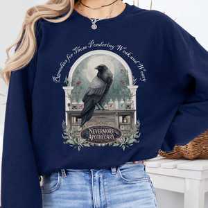 Nevermore Apothecary Edgar Allan Poe Sweatshirt