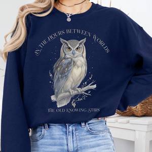 The Old Knowing Stirs Mystical Owl Sweatshirt