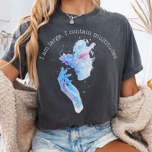 Shirts Only: I Contain Multitudes Walt Whitman Tee