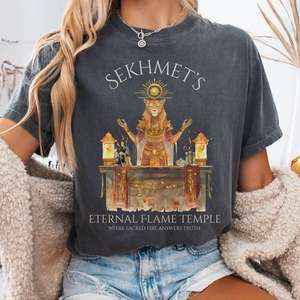 Sekhmet's Eternal Flame Temple Egyptian Mythology Tee
