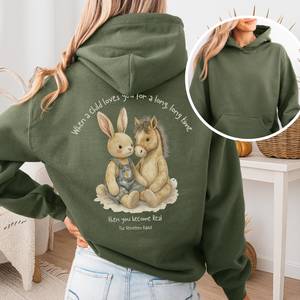 You Become Real The Velveteen Rabbit Hoodie