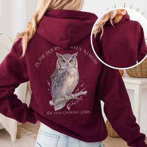 Sweatshirts: The Old Knowing Stirs Mystical Owl Hoodie
