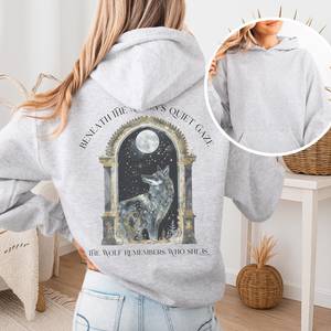 Beneath The Moon The Wolf Remembers Who She Is Hoodie