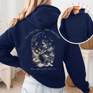 Sweatshirts: It's the Dark That Teaches the Stars to Shine Poe Inspired Hoodie