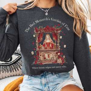 Alice In Wonderland: The Red Monarch's Garden of Fate Sweatshirt