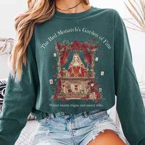 Alice In Wonderland: The Red Monarch's Garden of Fate Long Sleeve Tee