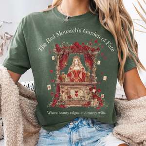 Alice In Wonderland: The Red Monarch's Garden of Fate Tee