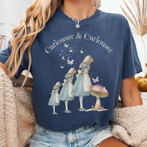 Alice In Wonderland: Curiouser and Curiouser Alice Tee