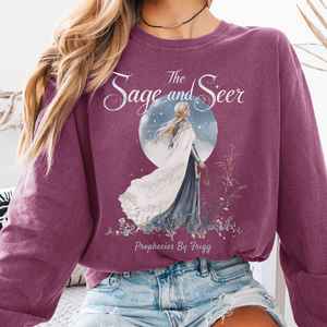 The Sage & Seer Prophecies by Frigg Norse Gods Long Sleeve Shirt