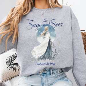 The Sage And Seer Prophecies By Frigg Norse Goddess Sweatshirt