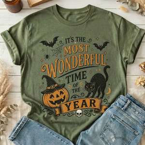 All T Shirts: It's the Most Wonderful Time Halloween T-Shirt