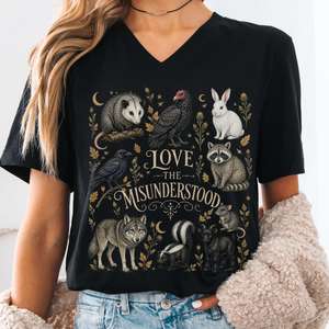 Love the Misunderstood Woodland Creatures V-Neck