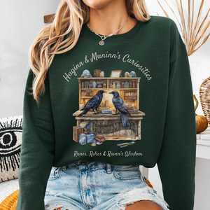 Huginn & Muninn's Curiosities Norse Mythology Sweatshirt