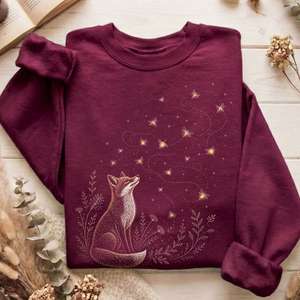 Sweatshirts Only: Fox and Fireflies Sweatshirt