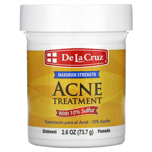 Products: De La Cruz Acne Treatment Ointment with 10% Sulfur Maximum Strength 73.7g – TheNatural.Kiwi