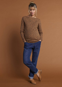 Straight Leg Jeans with Seamless Belly Band - Maternity