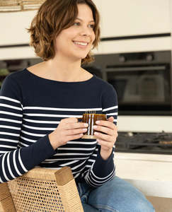 casual: Breton Top - Maternity & Nursing
