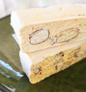 Products: Almond, Coconut & Passion fruit nougat gourmet artisan nougat with NZ honey from The Nougaterie