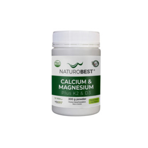 Calcium & Magnesium Plus K2 & D3, 300g - The Nutrition Clinic