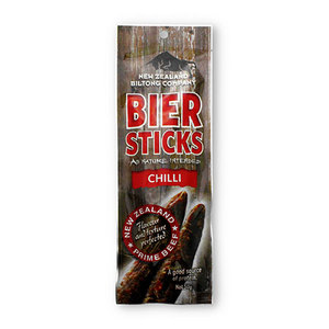 Products: Bier Sticks CHILLI – 50 gram bag
