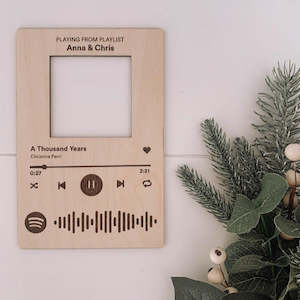 Custom: Song Photo Frame