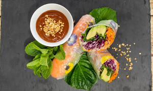 Products: Avocado Summer Rolls The Orchard Juicery
