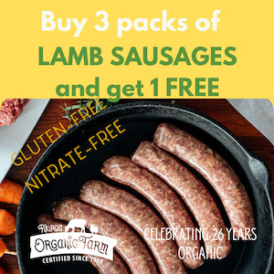 bbq: Buy 6 packs of 6xLamb Sausages and get 1 FREE!