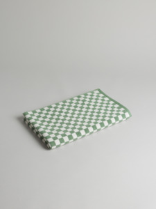 Beppu Organic Cotton Bath Mat - Sage Chalk