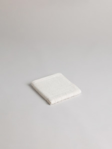 Agnes Organic Cotton Face Cloth - Ivory