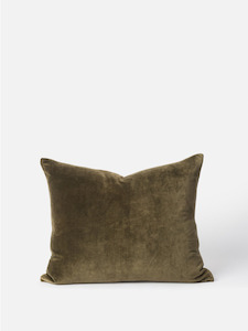 Cotton Velvet Cushion - Ivy