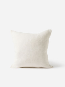 Cushions Bedding: Heavy Linen Cushion - Ivory