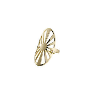 Womens Clothing: Fire Ring - Gold Plated