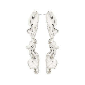 Womens Clothing: Pulse Recycled Earrings - Silver Plated