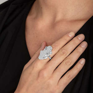 Womens Clothing: Valkyria Pi Ring - Silver Plated