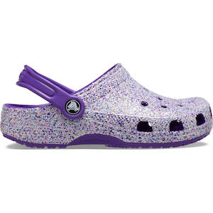 Kids Toddlers Crocs: Classic Glitter Clog Kids