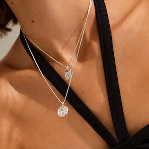 Jewellery: Valkyria Pi Necklace - Silver Plated