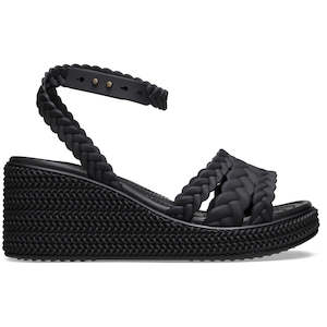 End Of Season Sale: Brooklyn Woven Ankle Strap Wedge