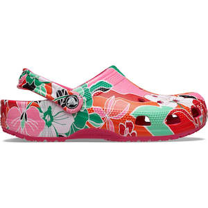 End Of Season Sale: Classic Woodcut Floral Clog