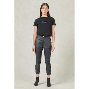 Winter Essentials: Coated Cuffed Jeans