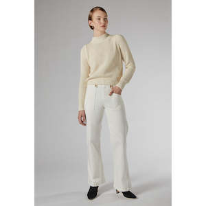 Piper Ivory Wide Leg Trouser