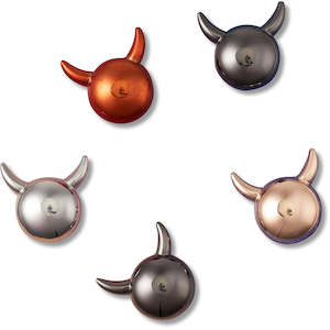 Jibbitz Packs 1: Jibbitz Shiny Horned 5 Pack