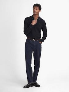 Mens Clothing: Barbour Washed Stretch Twill Regular Fit Trouser