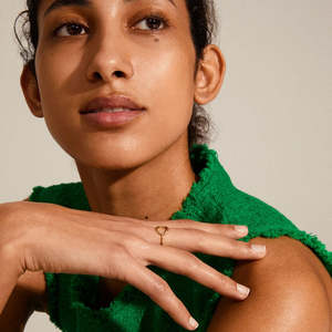 30 Under: Lulu Pi Ring - Circle - Gold Plated